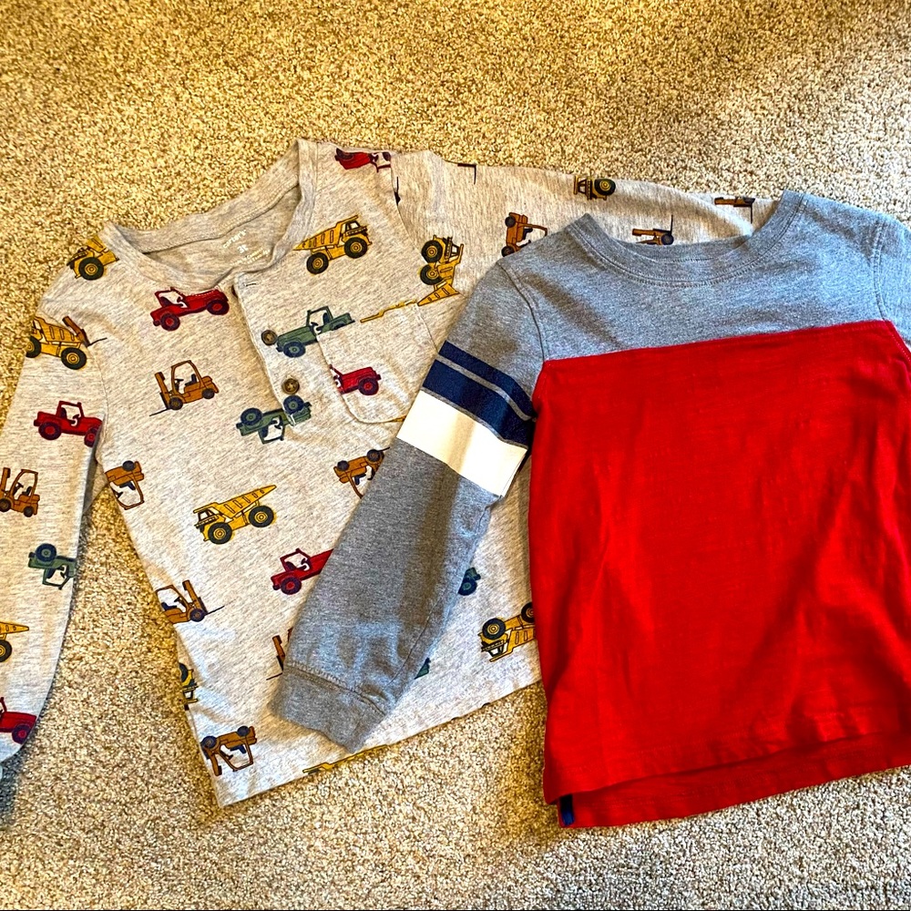 Carters 3T long sleeves shirts / boys bundle